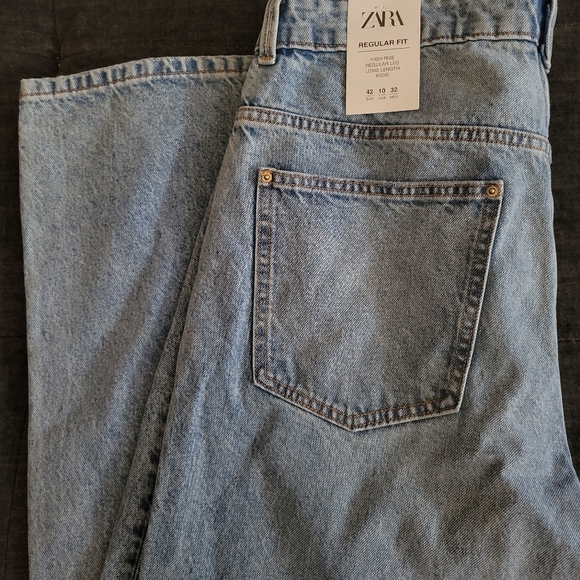 Zara Z1975 Full Length Straight Jeans - Picture 3 of 4